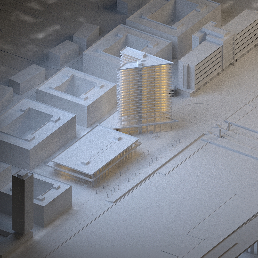 Viviendas en altura con centro social-0