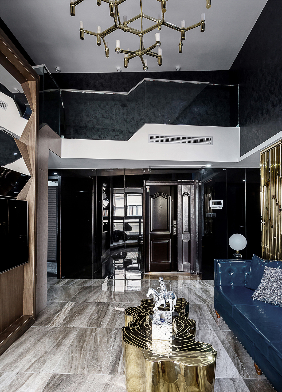 杭州捌零玖零设计|150㎡复式LOFT现代法式轻奢-38