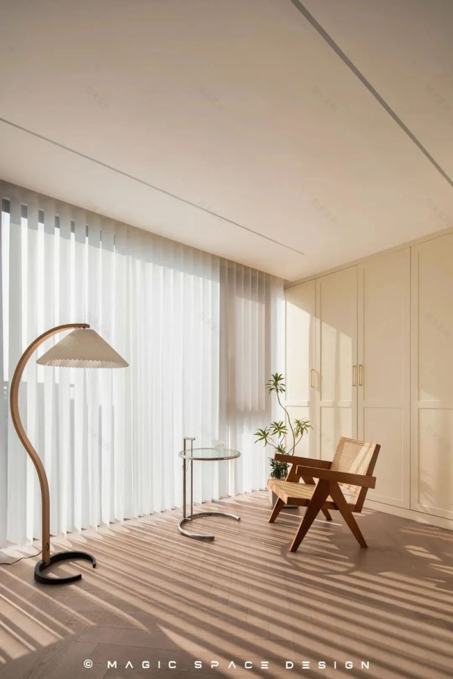 法式奶油风平层丨麻吉家装定制-21