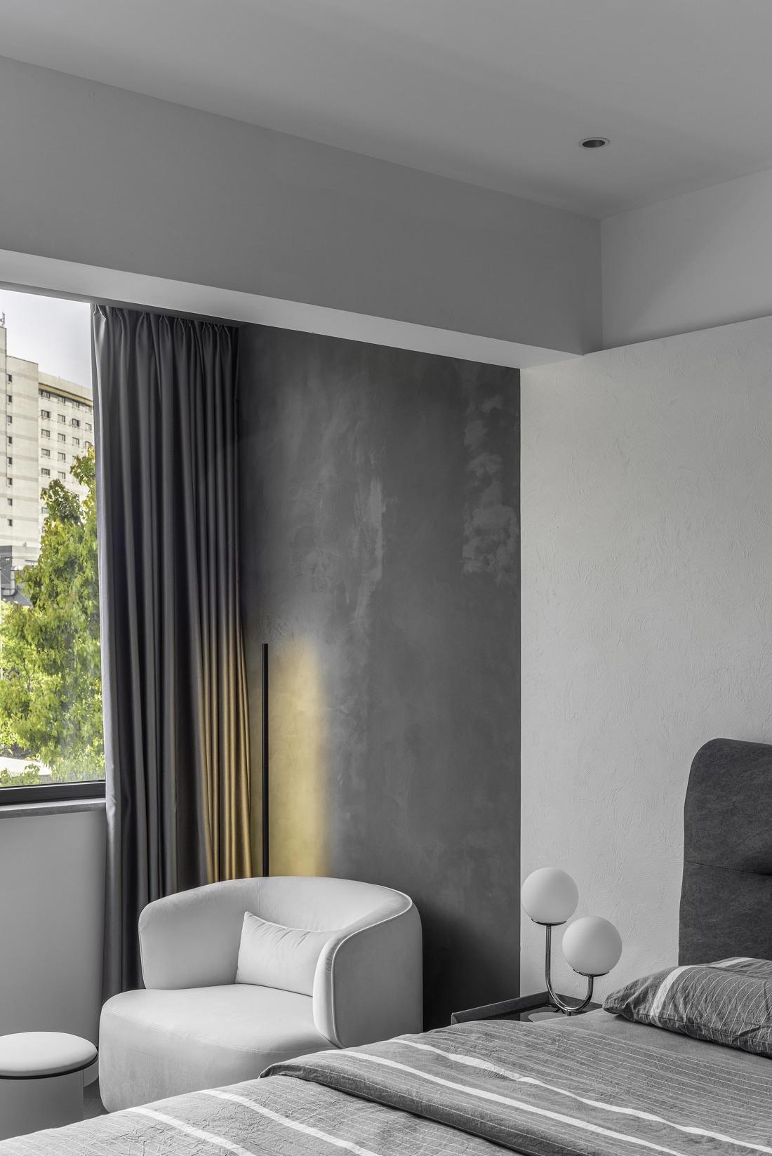 黑白灰的现代气质 · 西厨区与休闲区的完美融合-21