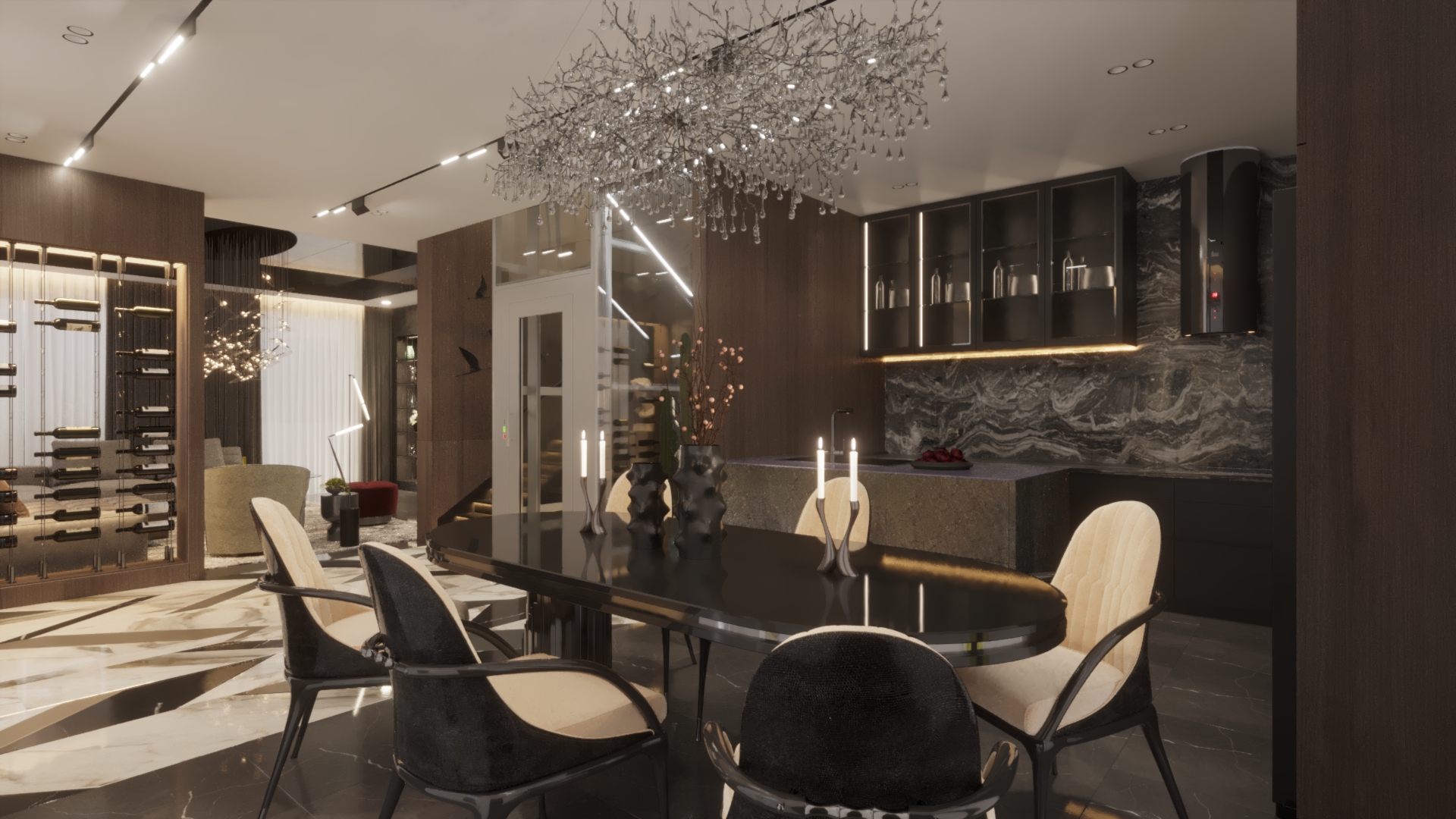 Villa Reception & Kitchen-8