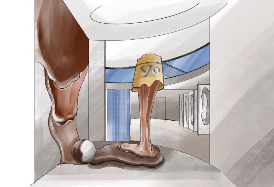 《光年之外》· 佛山顺德涂料展厅设计丨中国佛山丨陈向联合设计-21