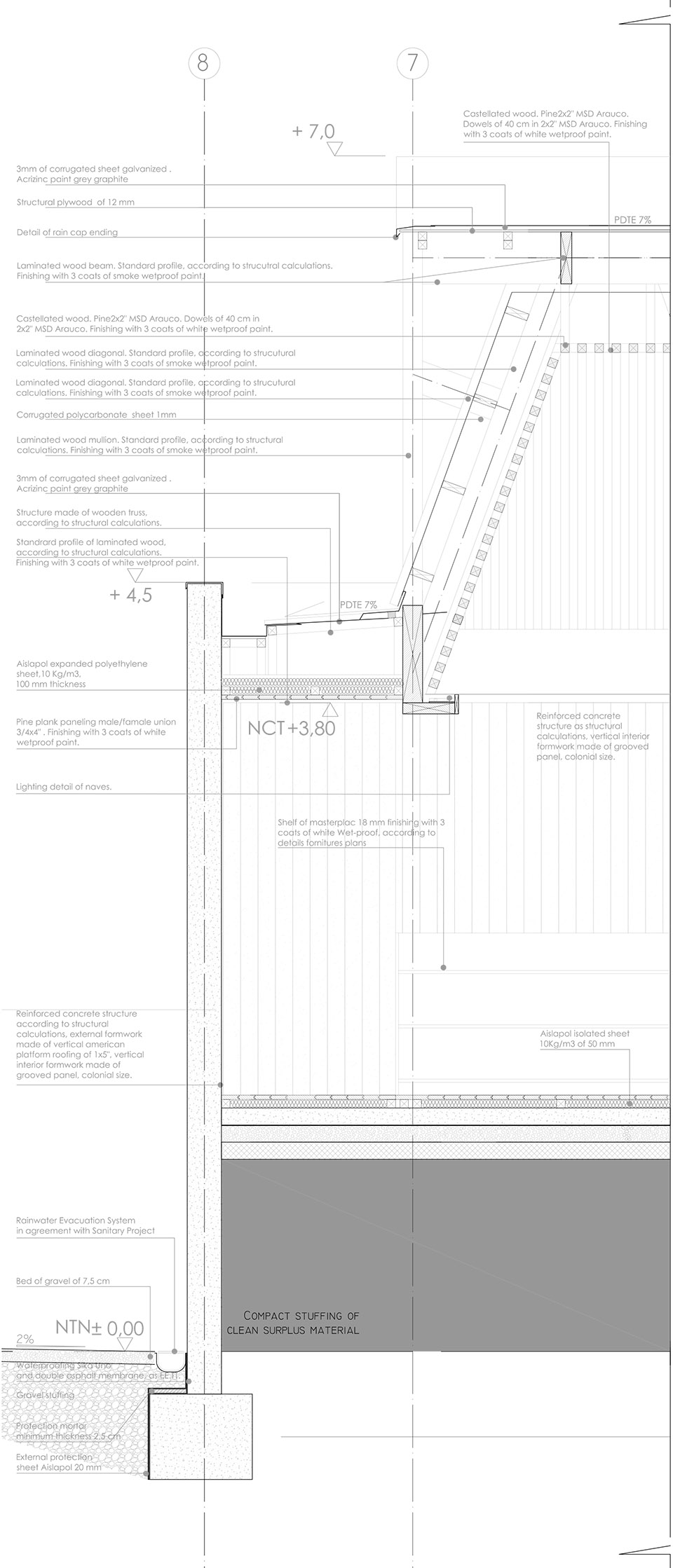 木结构图书馆，智利 / Sebastian Irarrázaval Arquitecto-54