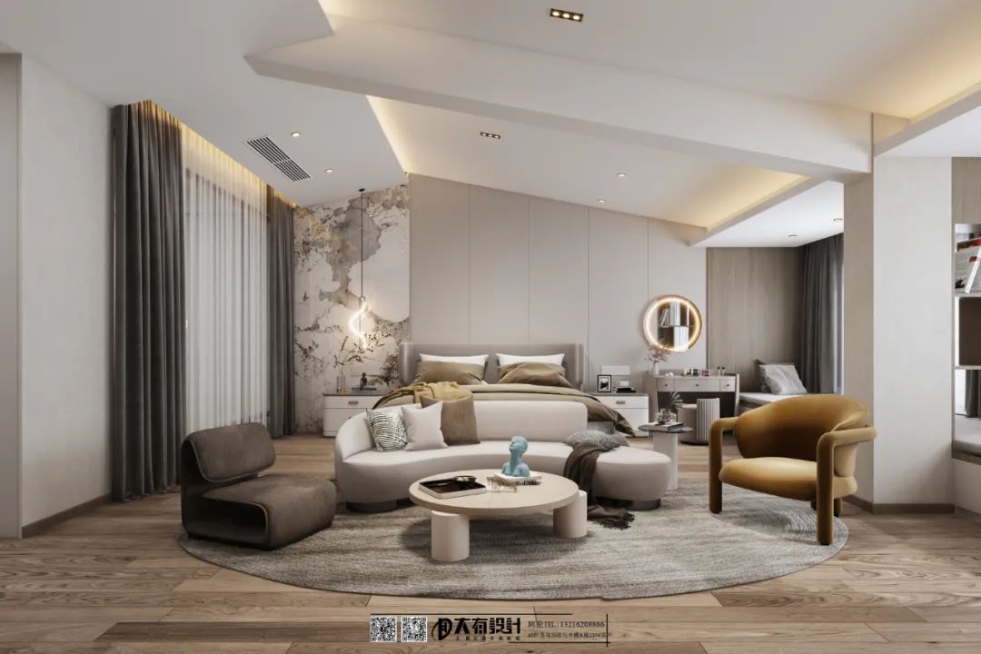 极简轻奢义乌 326㎡贵气住宅设计丨大有团队-31