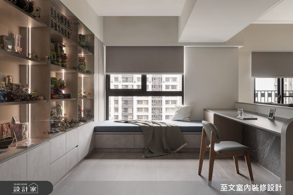 至文·隅美·现代风·53坪设计案例丨至文室内装修设计-11