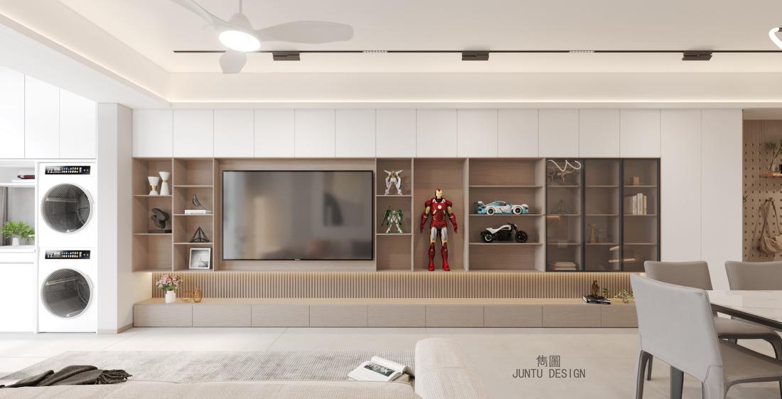 138㎡现代简约旧改广州白云岭南新世界丨中国广州-3