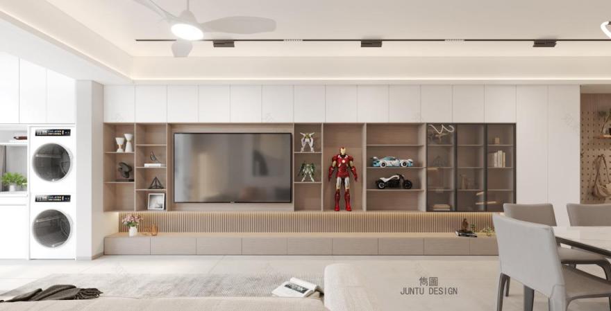 138㎡现代简约旧改广州白云岭南新世界丨中国广州-3