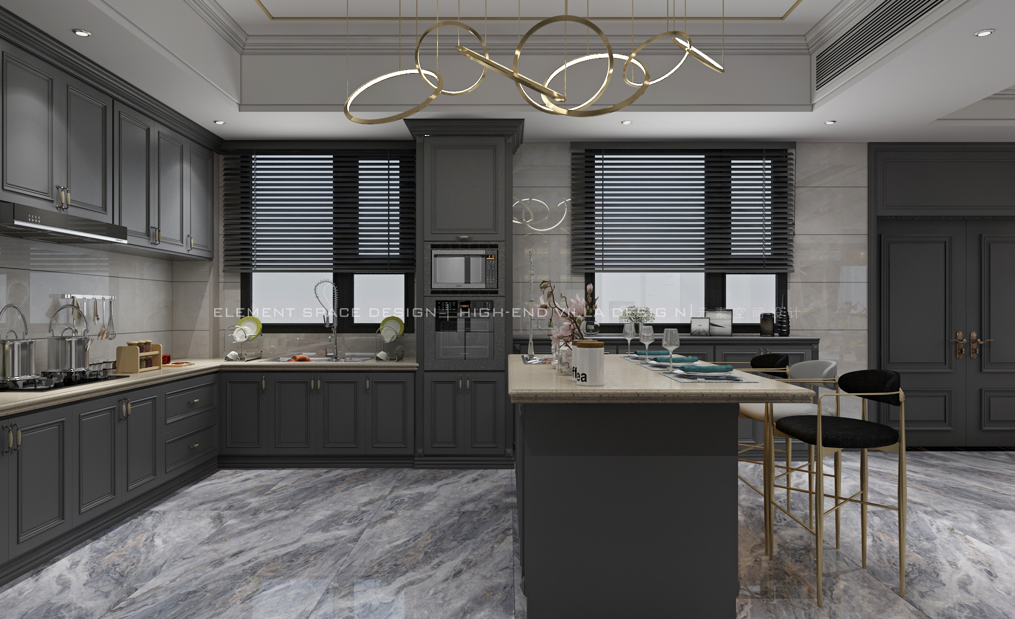 2021 美式风格全案设计-- 元素视觉 | 打造幸福美满家居空间-6