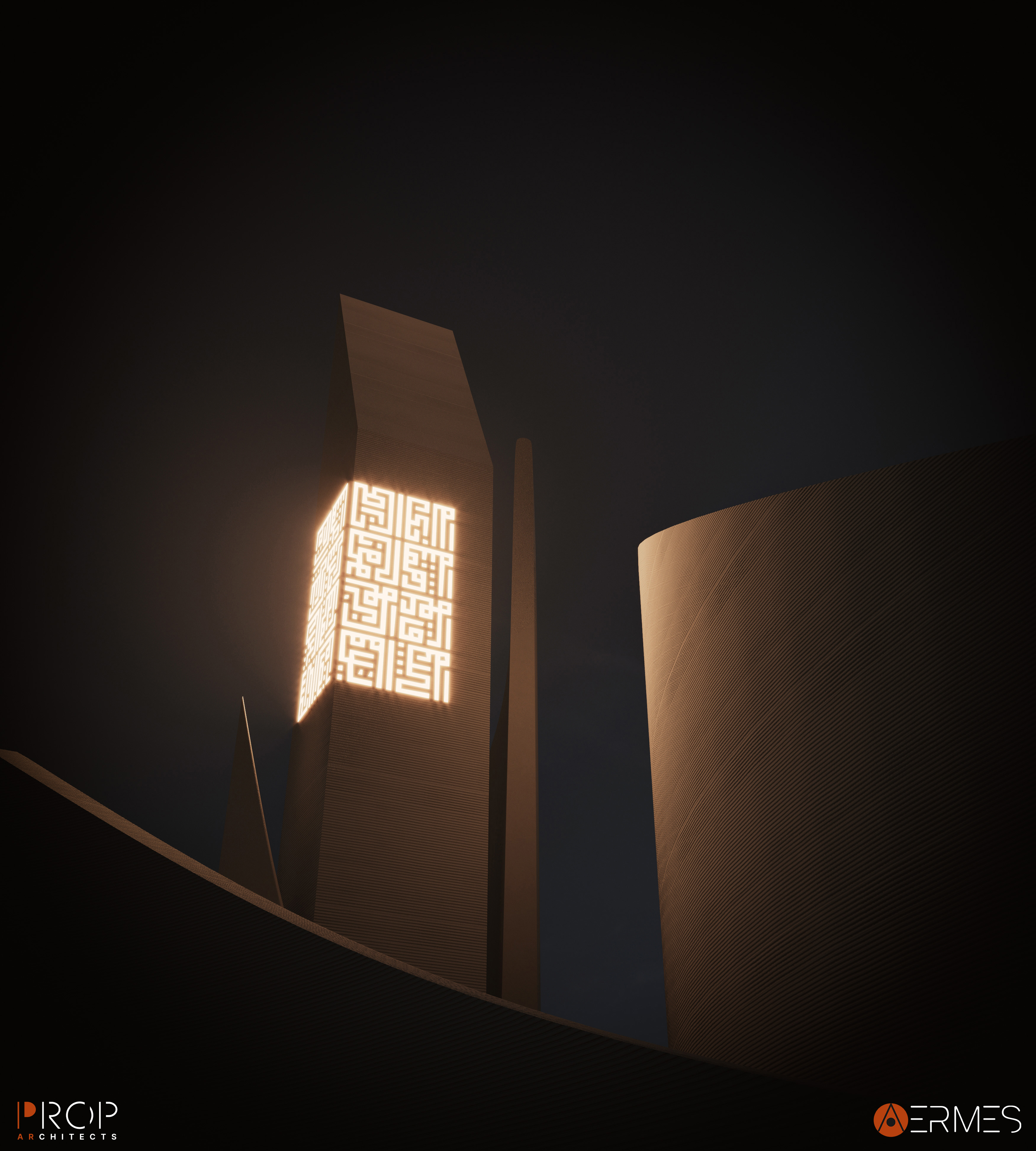 清真寺外部设计与可视化丨沙特阿拉伯丨PROP & AERMES ARCHITECTS-7