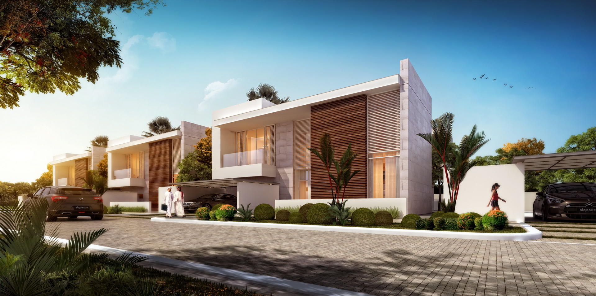 阿布扎比现代别墅社区-5