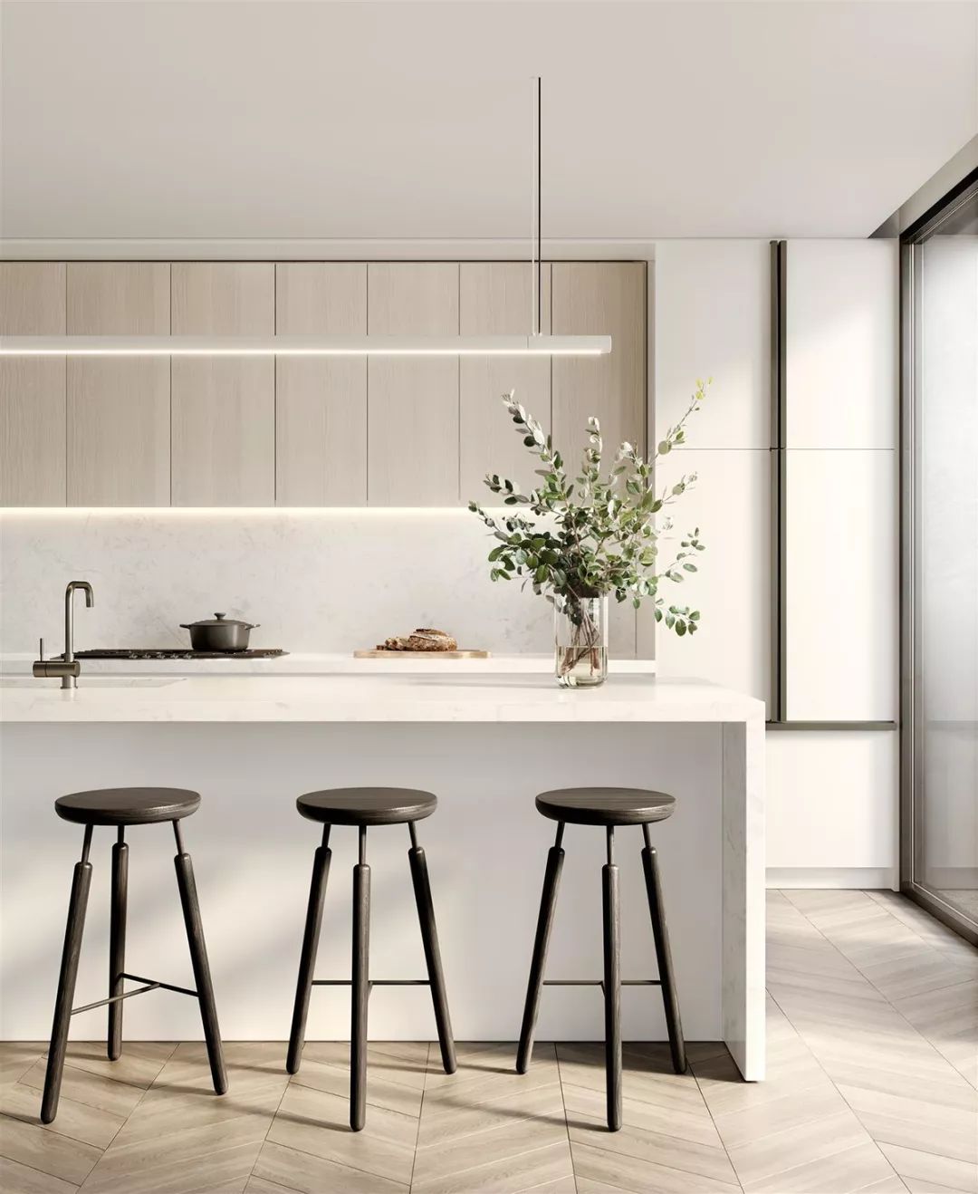 现代简约公寓设计,自然与优雅的完美融合-127