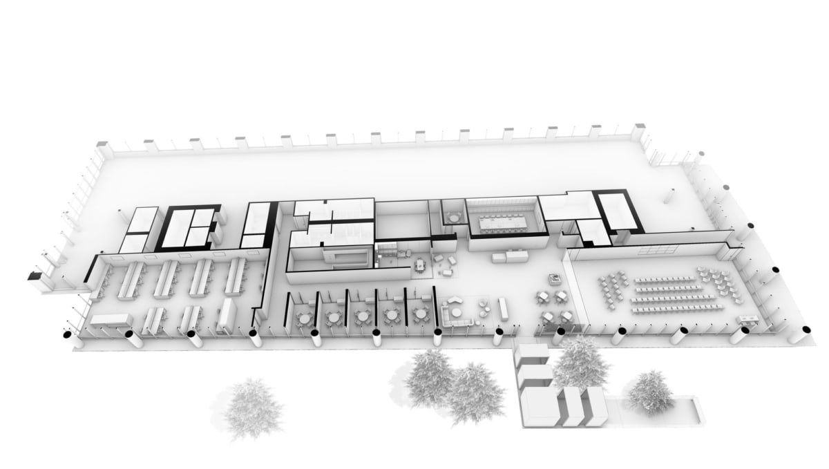 加州 Avenues 世界学校社区信息中心丨哥斯达黎加圣何塞丨Efficiency Lab for Architecture-18