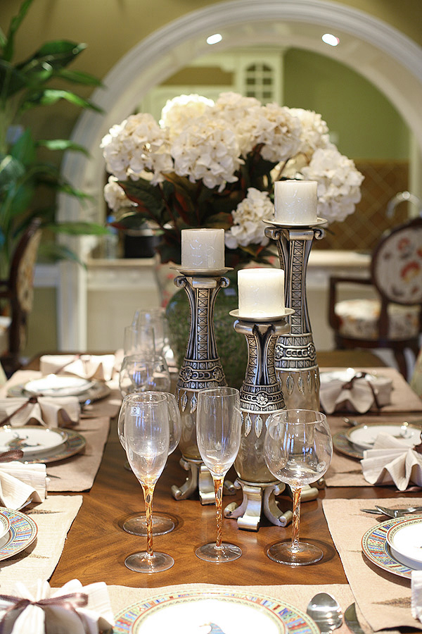 法式简约家装别墅样板房-2-39