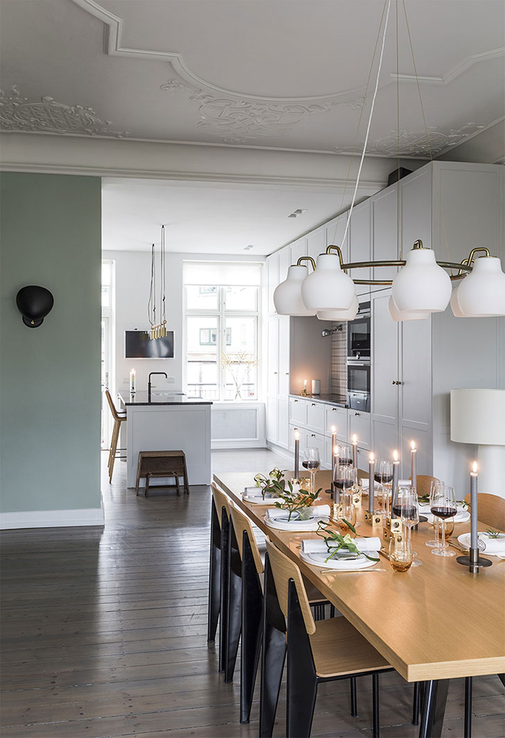 丹麦现代公寓的节日装饰艺术-14