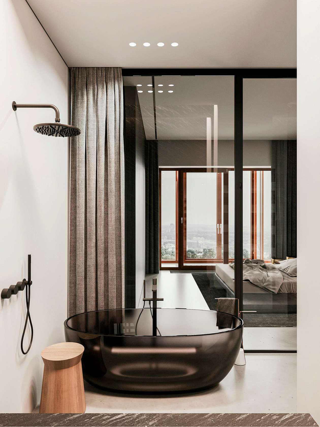 莫斯科简约风住宅设计 超大气！-23