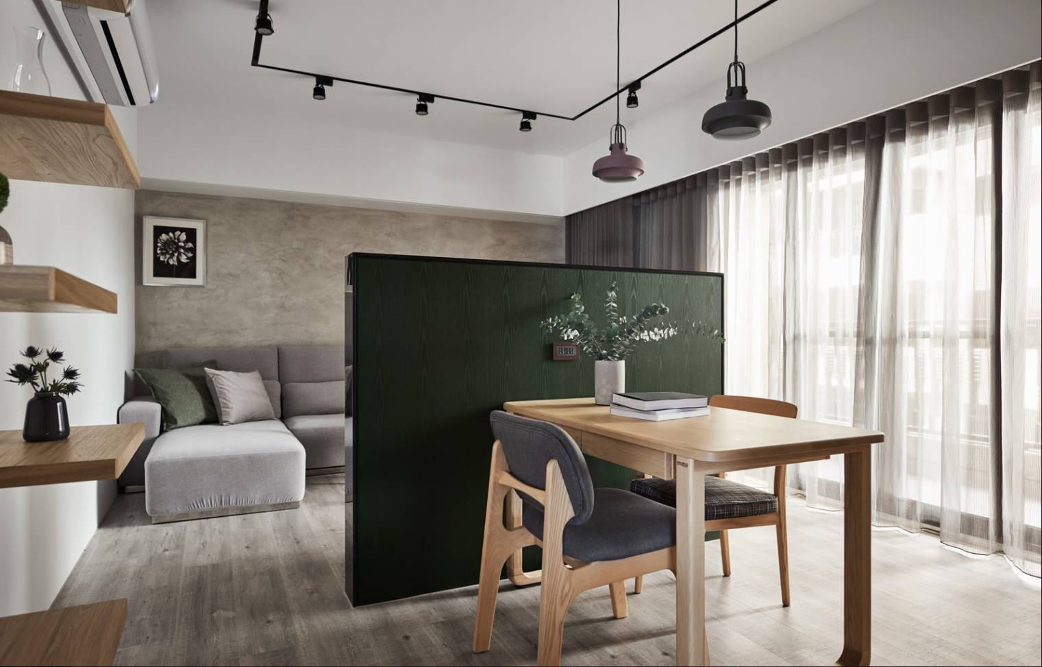 台北 90㎡现代家居,人猫共融的生活空间-7