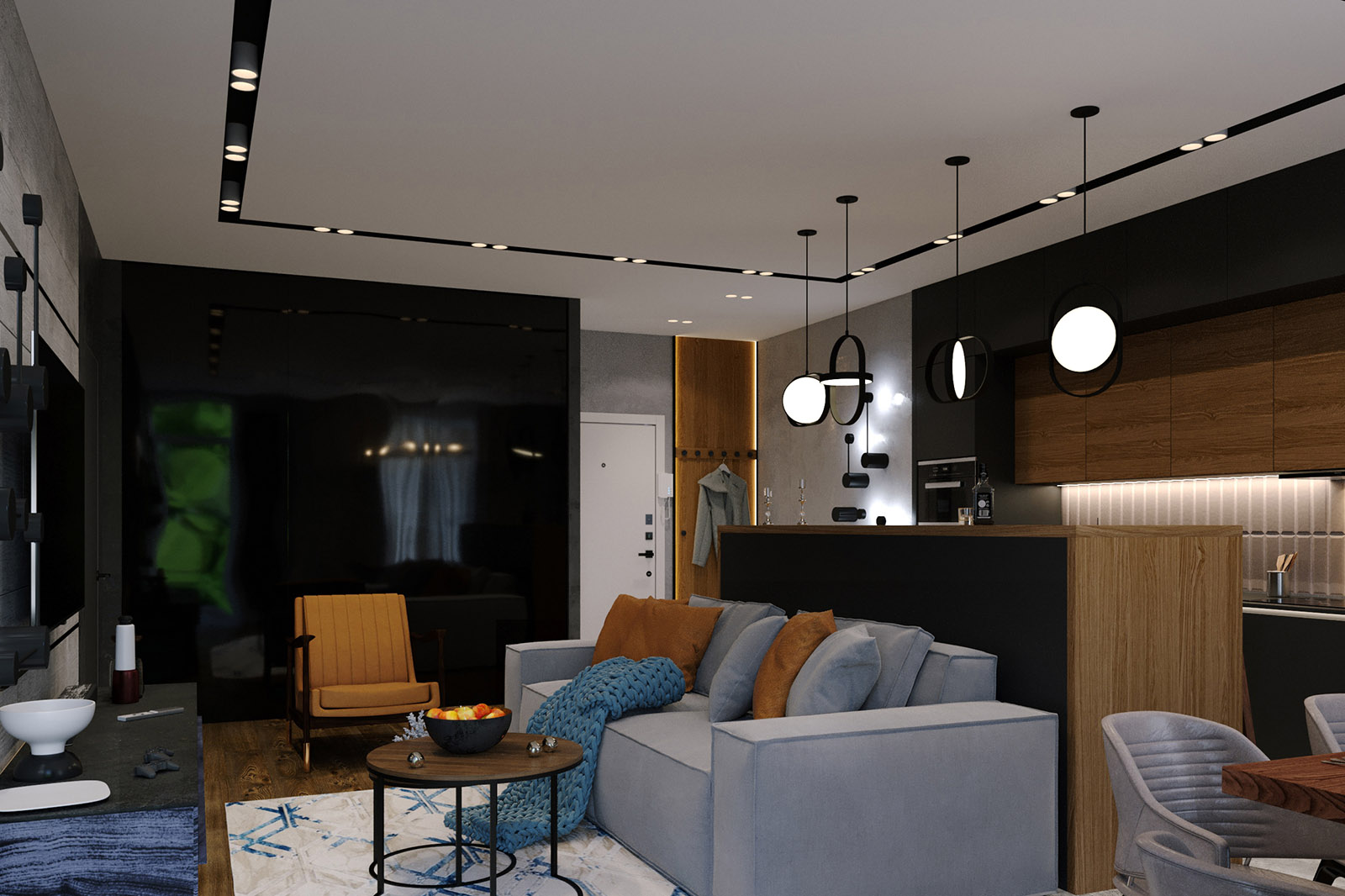 ЖК Резиденция композиторов 88м²公寓设计丨Бюро ARXY-13