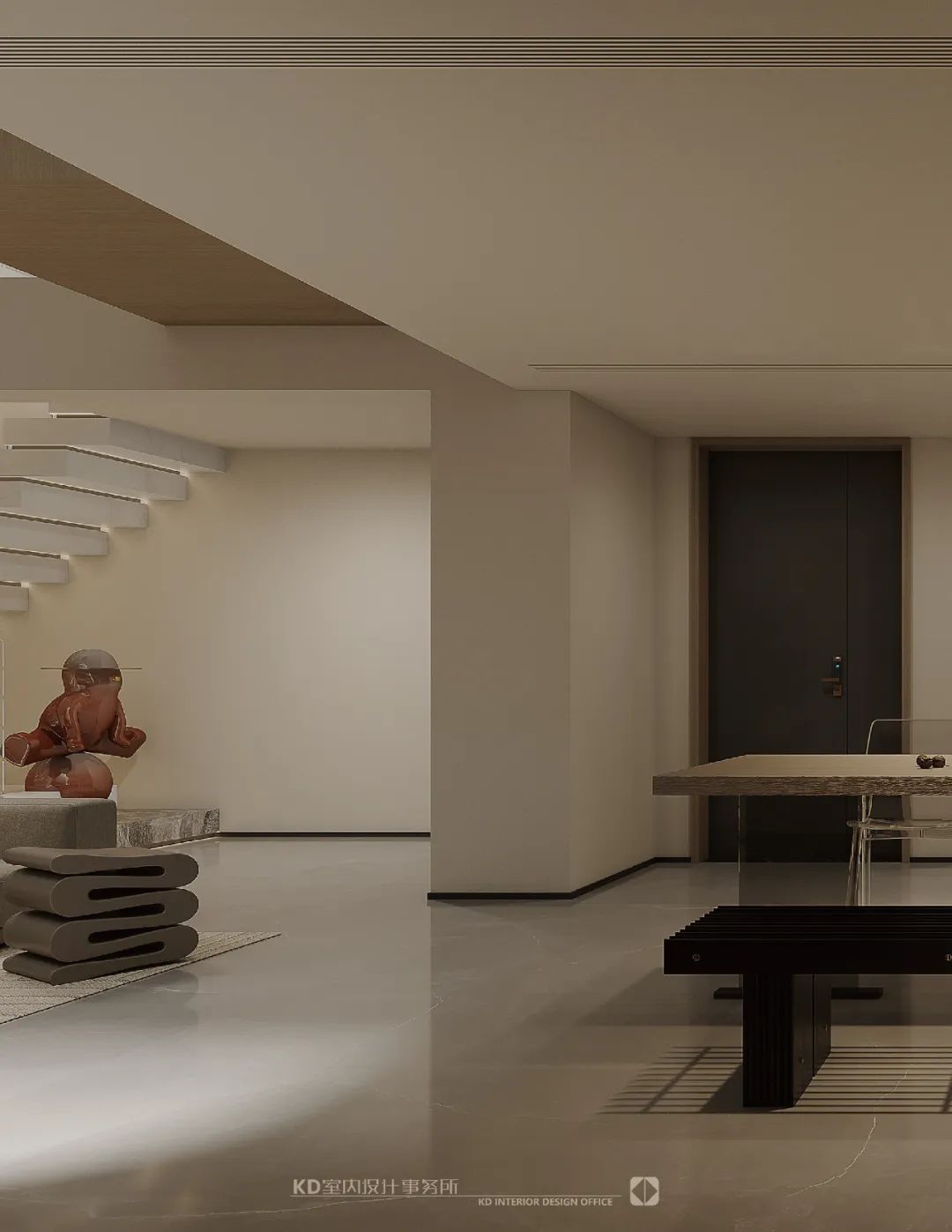 华美翡丽山私宅设计丨中国重庆丨KD室内设计事务所-33