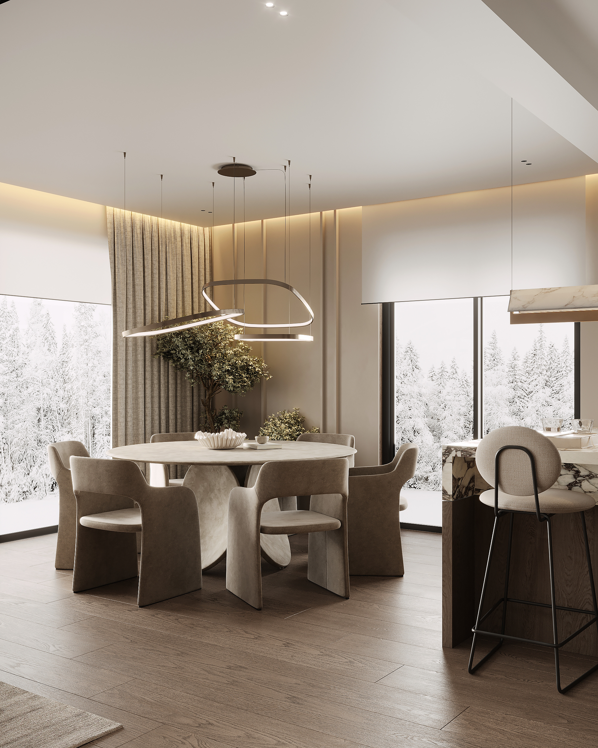 奢华；豪华（在一些语境中常与高端、奢侈相关概念搭配，因不清楚具体语境，此为较常见理解的翻译） 丨PolandKatowice丨Hedo Architects-16