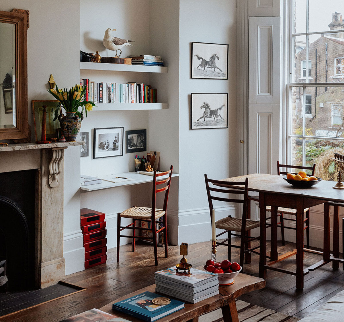 伦敦精致复古小公寓，古典与创意的完美结合-1