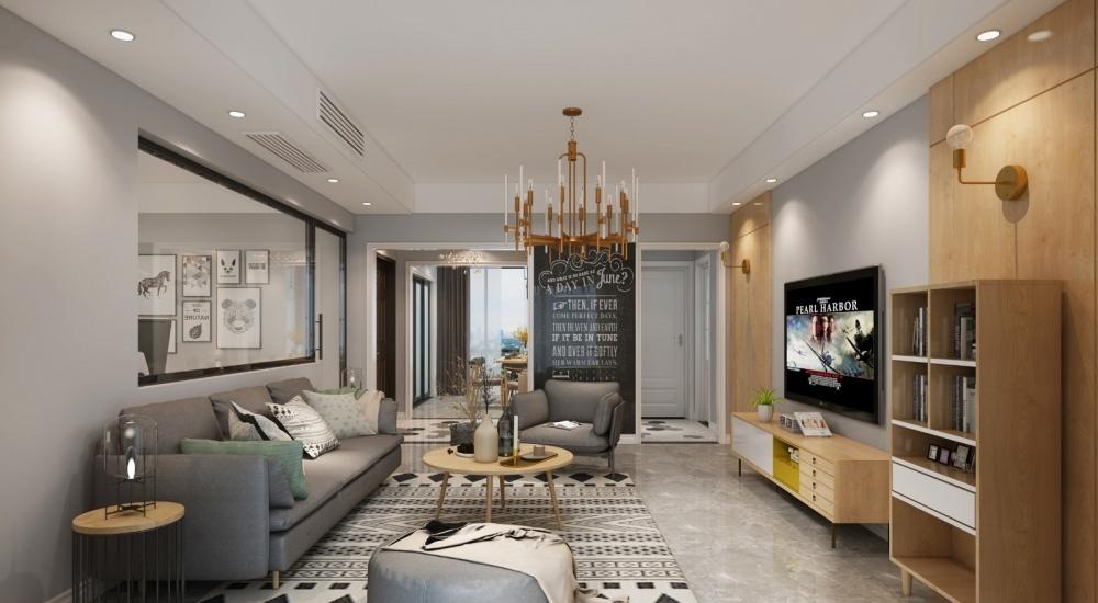 合肥 123 平米洋房室内设计案例,打造轻装修重装饰的理想家-13