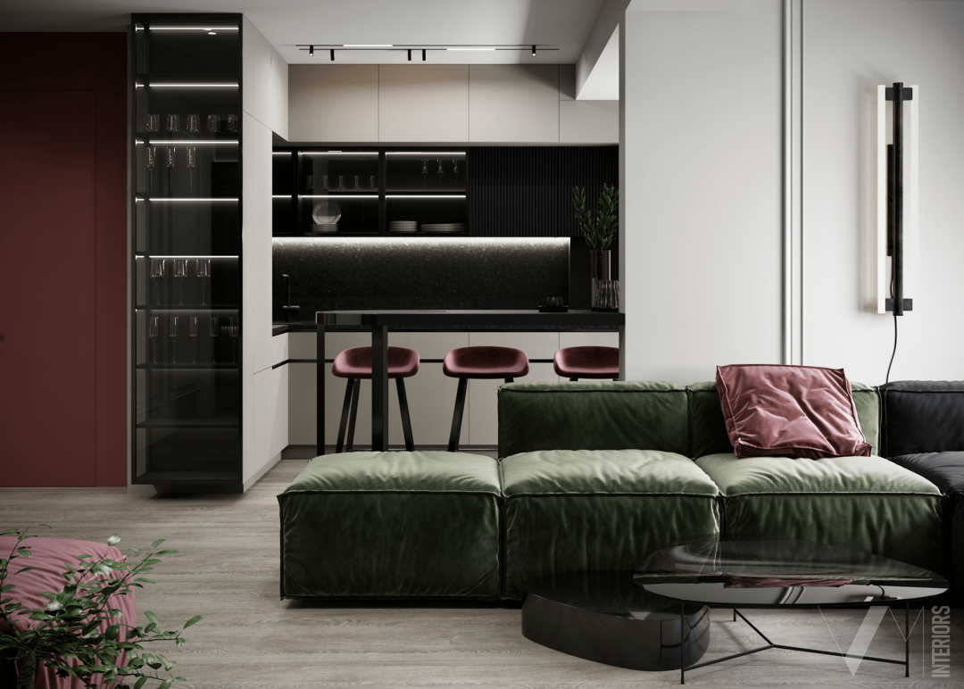 86㎡二居室公寓设计丨意大利丨意大利室内设计师Valeria Mahu-17