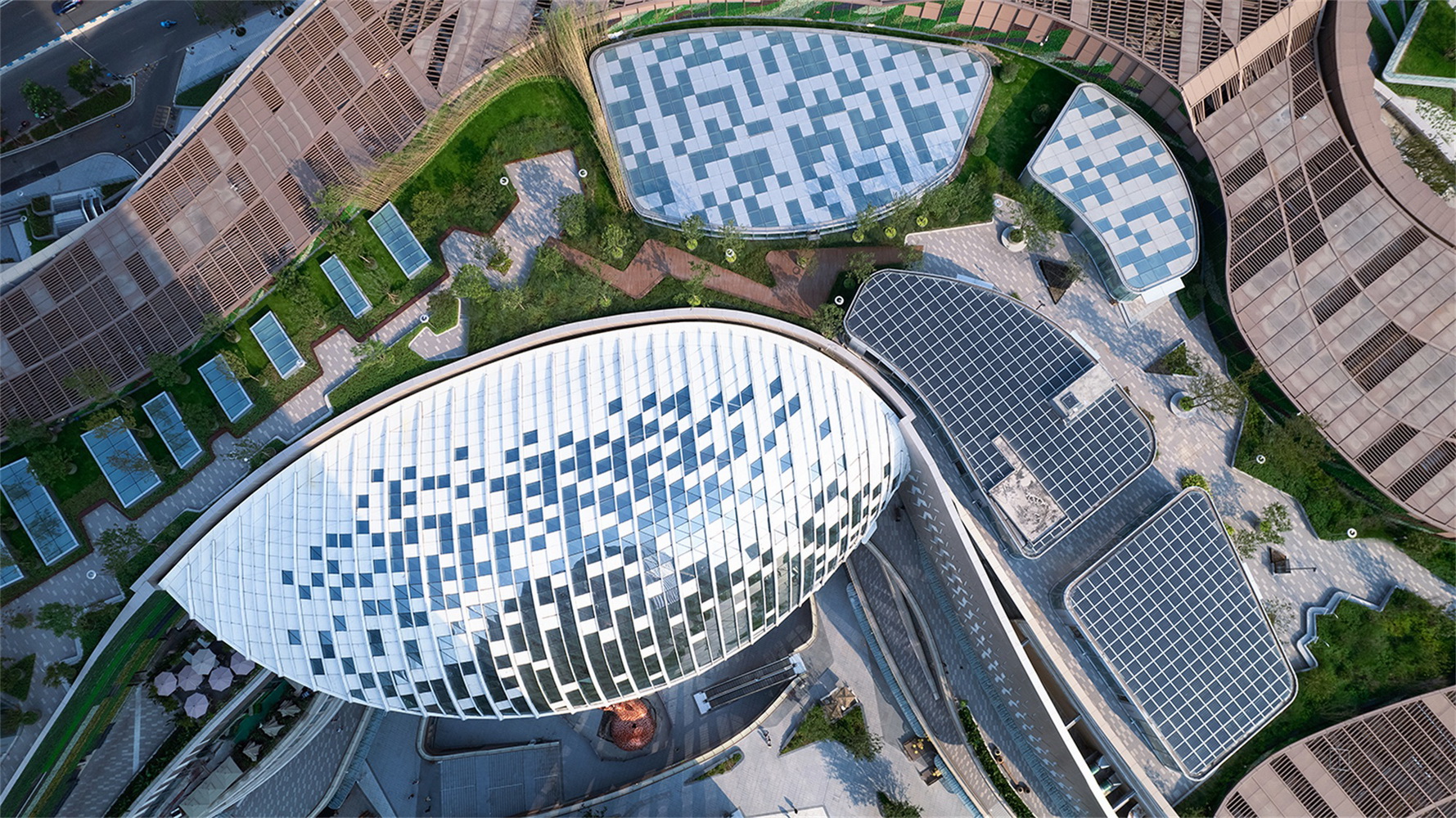 香港置地重庆光环购物公园商业景观SU模型-2