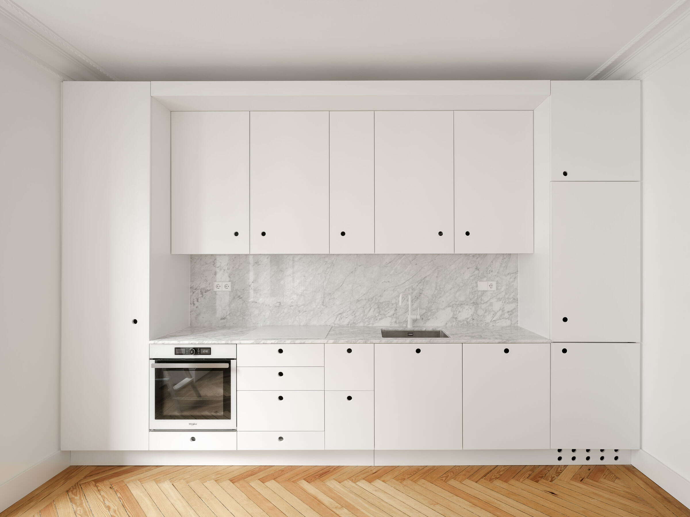 马德里 L 公寓 | 打破传统,重塑厨房设计-16