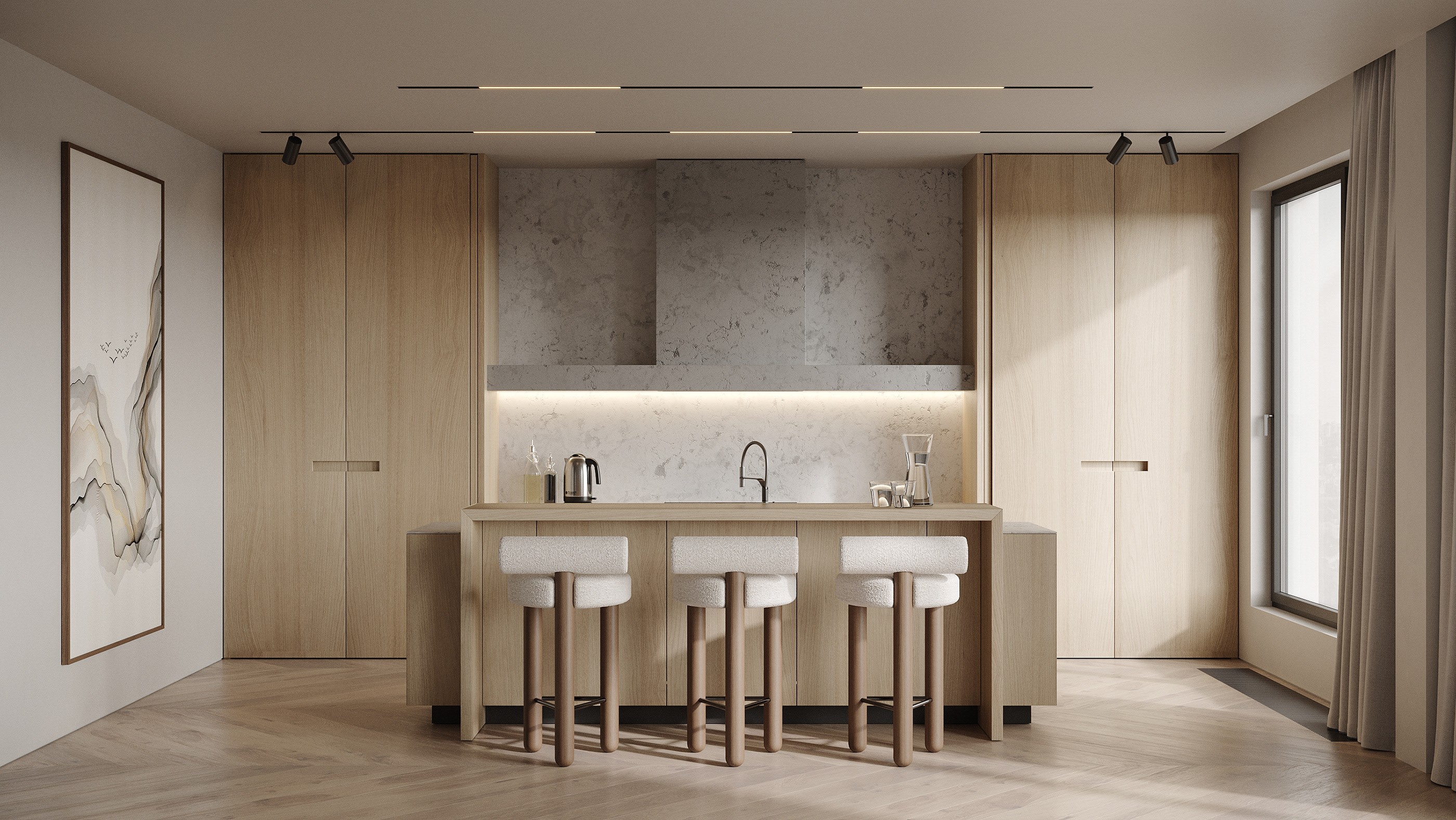 中性色系住宅设计 超精致！-8