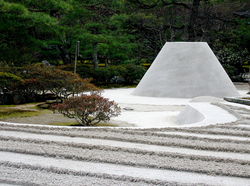 京都金阁寺银阁寺庭院景观及建筑丨日本京都-24