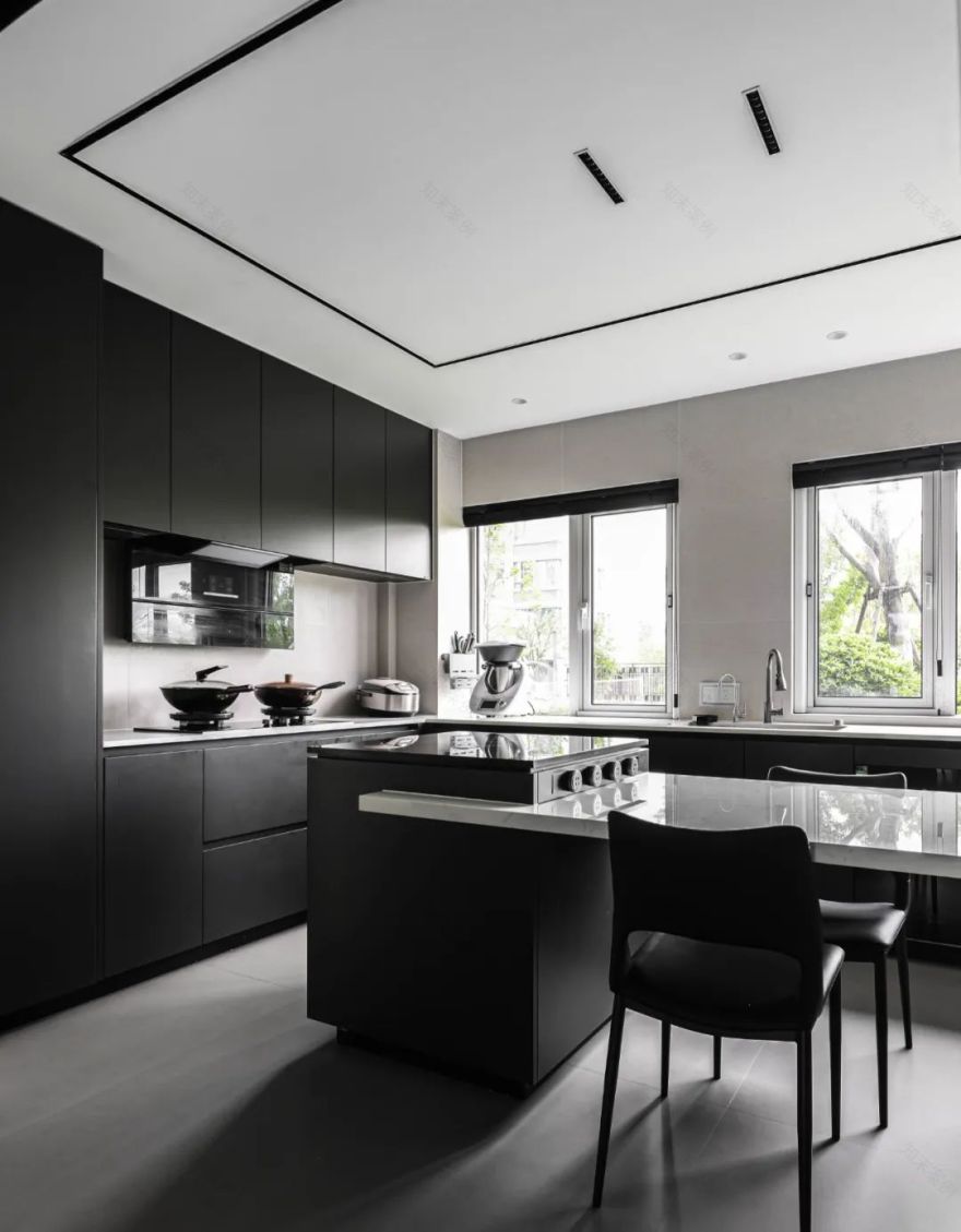 滨江·春翠里(166 户型带地下室)户型全案落地实景丨中国杭州丨龙庭设计-7