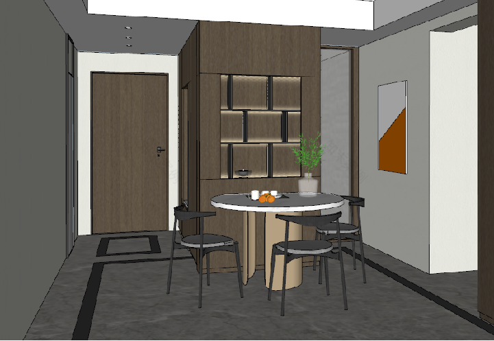 83m²精装房定制柜设计,功能完善的“家”-35