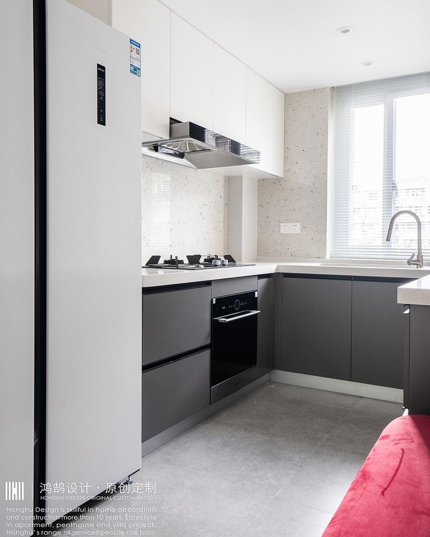 鸿鹄设计上海平层 | 多功能榻榻米书房++ 阳台,美观实用-16