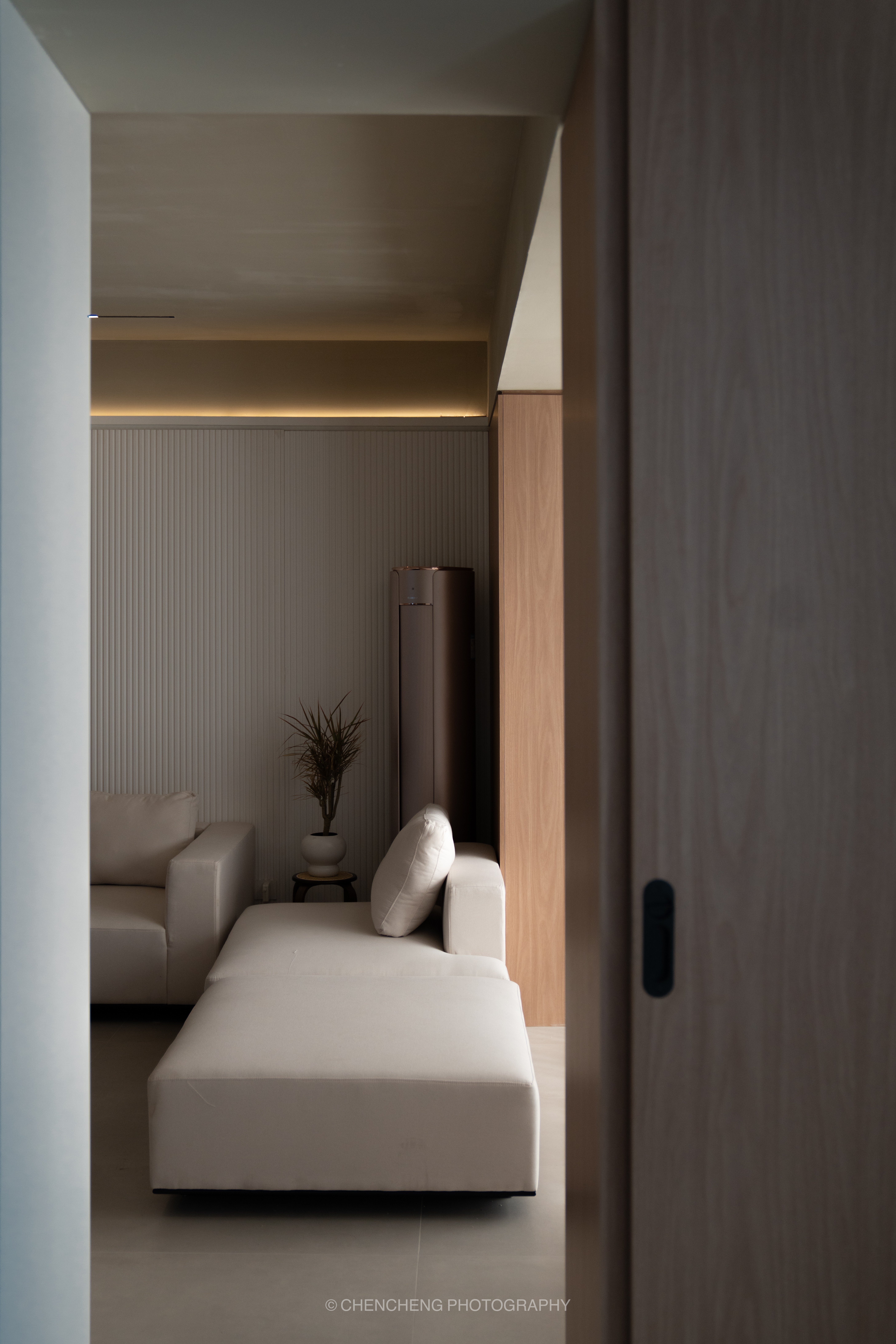 G House ｜ 150平极简原木风住宅-12