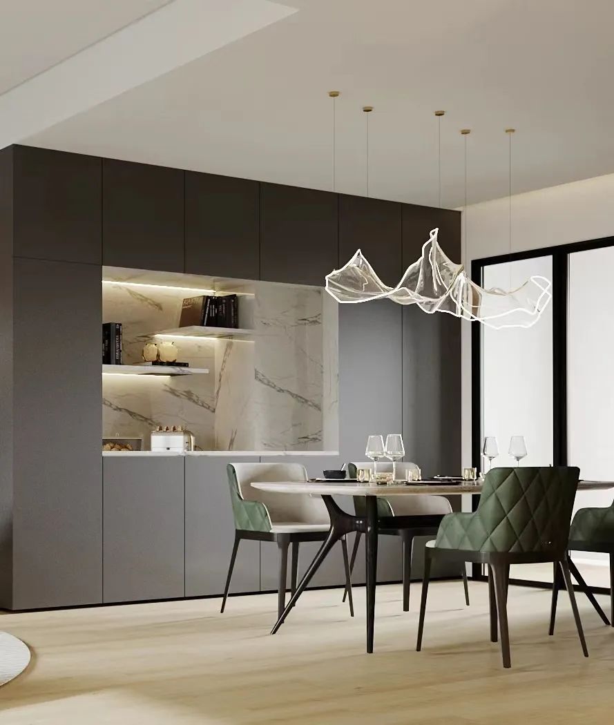 天瑞宸章 x 尚层作品 | 300㎡ 现代简约，质感空间，惬意舒适-16