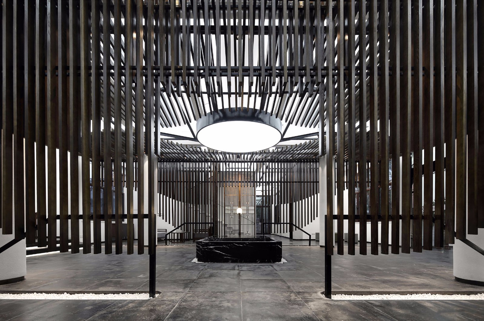 禅智鹤隐·扬州墓园办公空间新中式设计-7