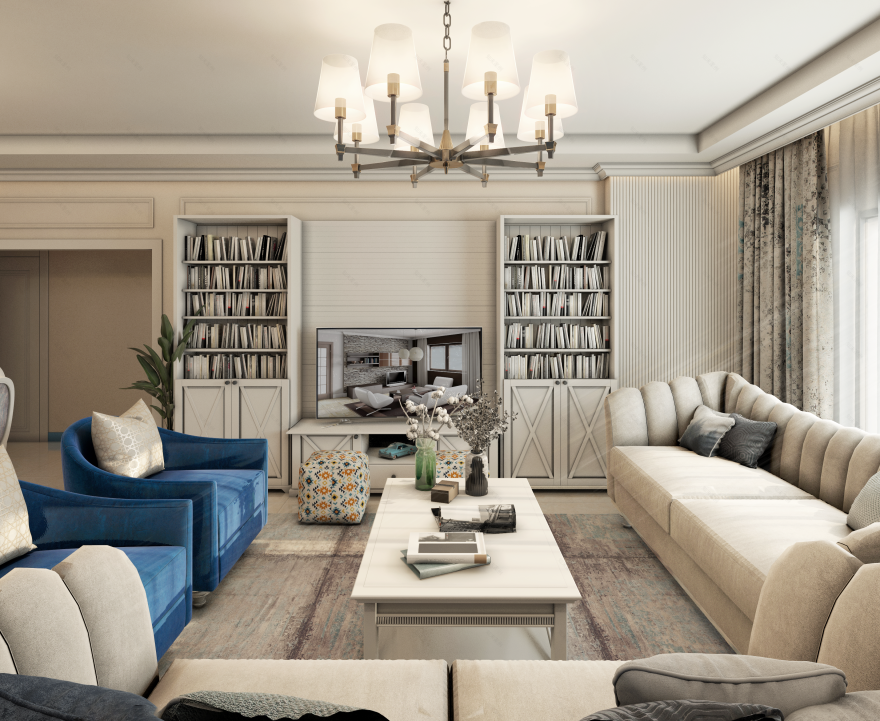 接待和用餐区设计-12