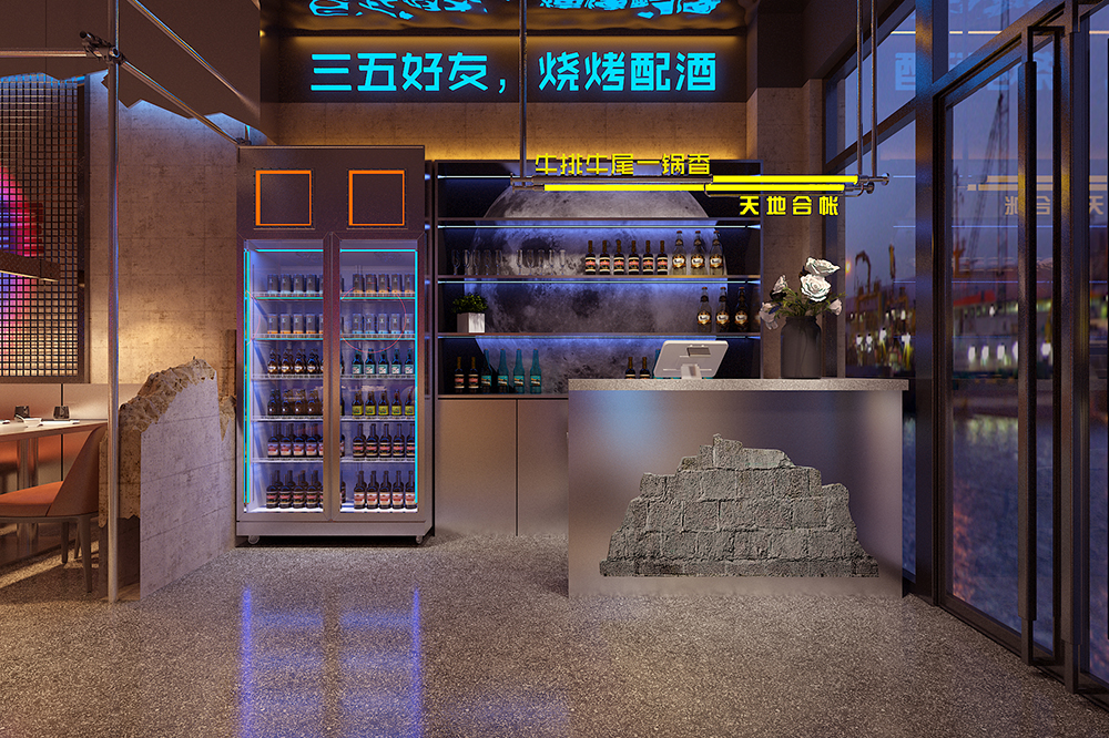 牛排牛尾锅  赛博朋克  火锅-2