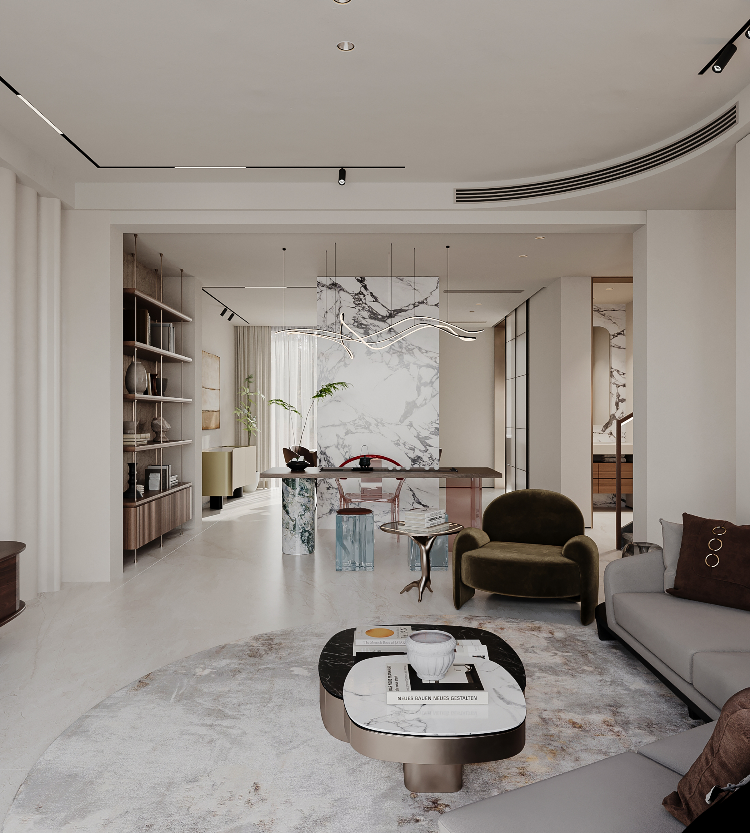 奶油轻奢效果图制作-3