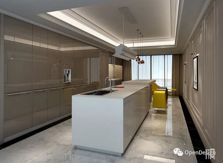 玥庭国际 · 蓝色调的时尚与古典交融的住宅设计丨中国台中丨天境设计-24