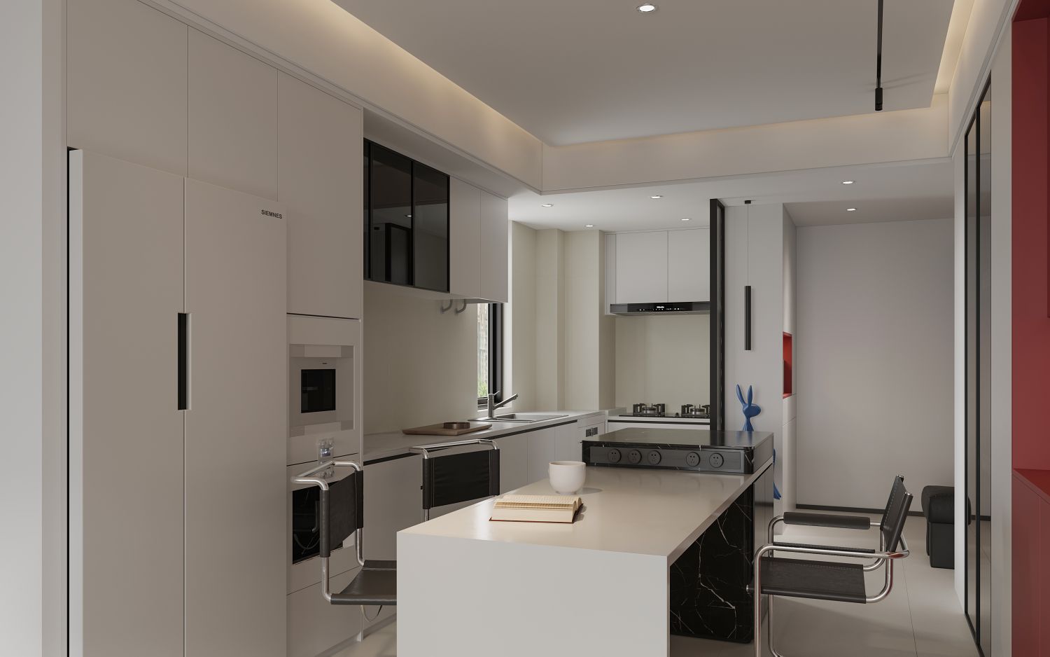 现在简约～一抹红-3