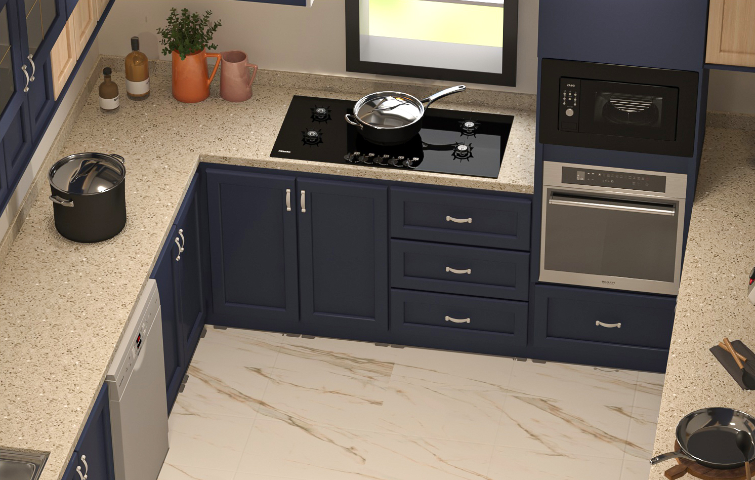 Kitchen and Coffe corner with Washing Area-5