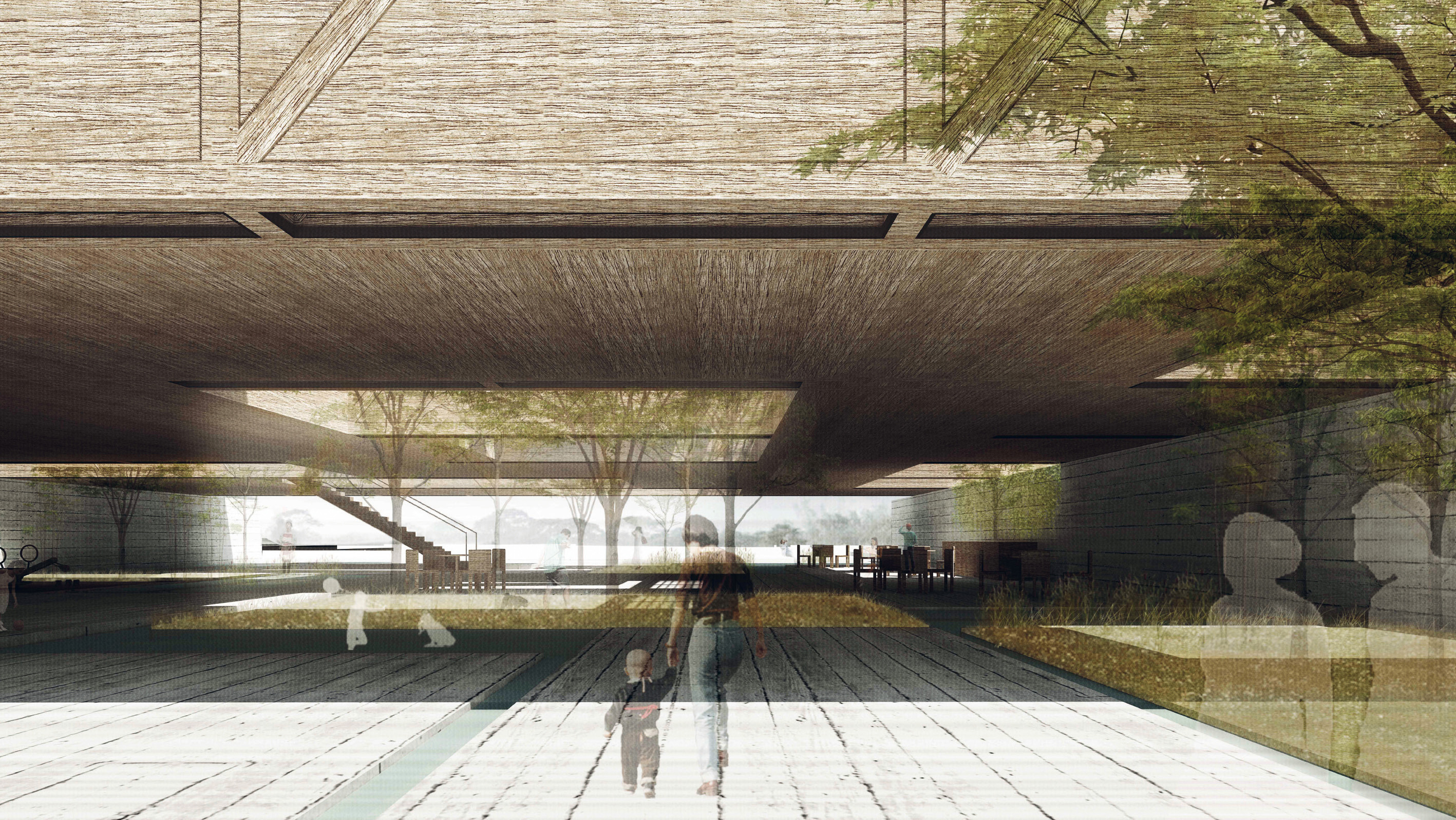 济南小清河湿地露营建筑设计-13