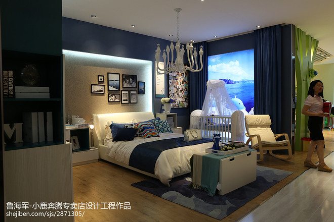 39万元商业展示362平米装修案例-15