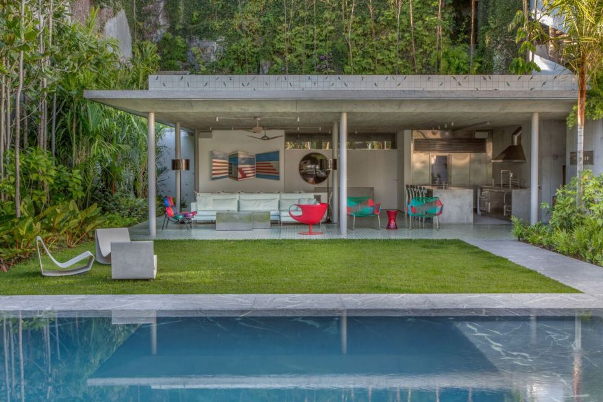 Itaúna House · 巴西里约热内卢的垂直景观别墅设计丨Siqueira + Azul Arquitetura-40