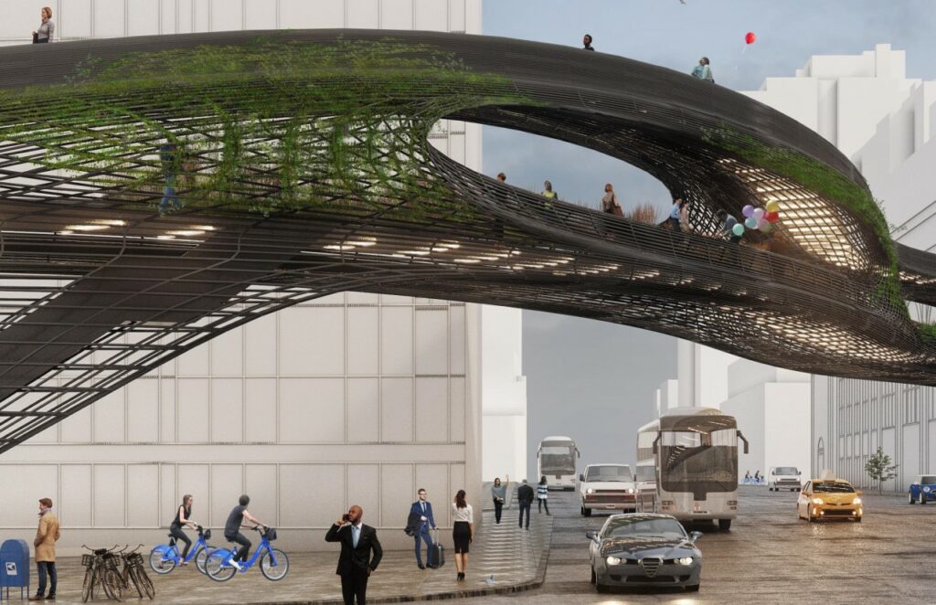 连接莫伊尼汉火车大厅与哈德逊广场的行人通道概念设计丨巴林哈德丨DXA studio-15