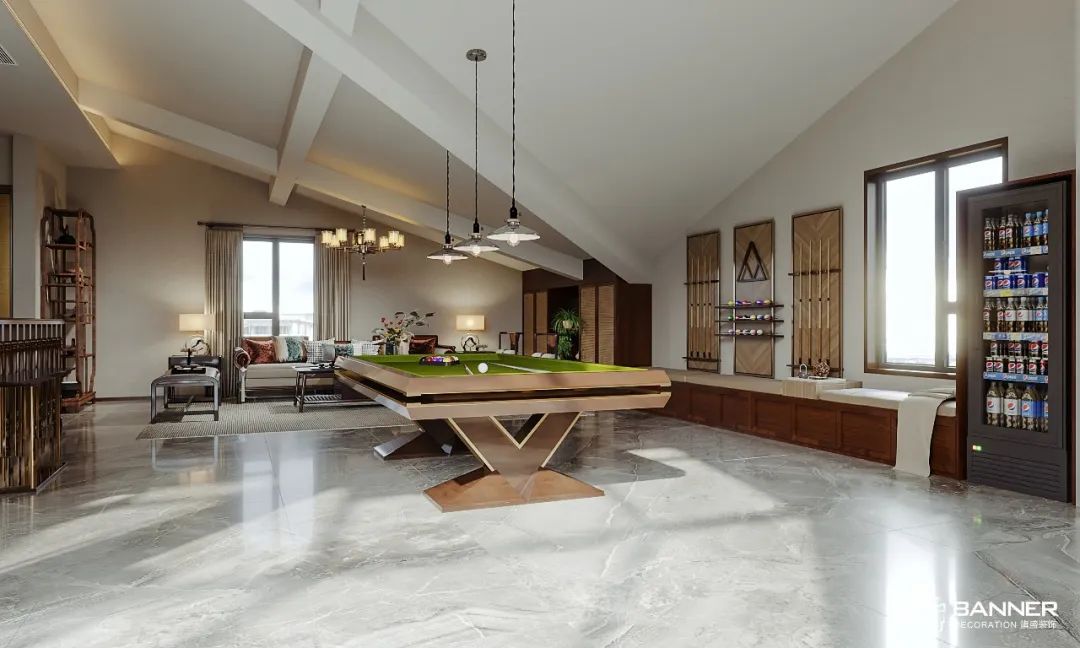 新中式别墅空间的诗意与优雅丨赵振庭-46