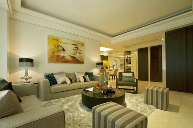 现代优雅的四居室装修欣赏-5