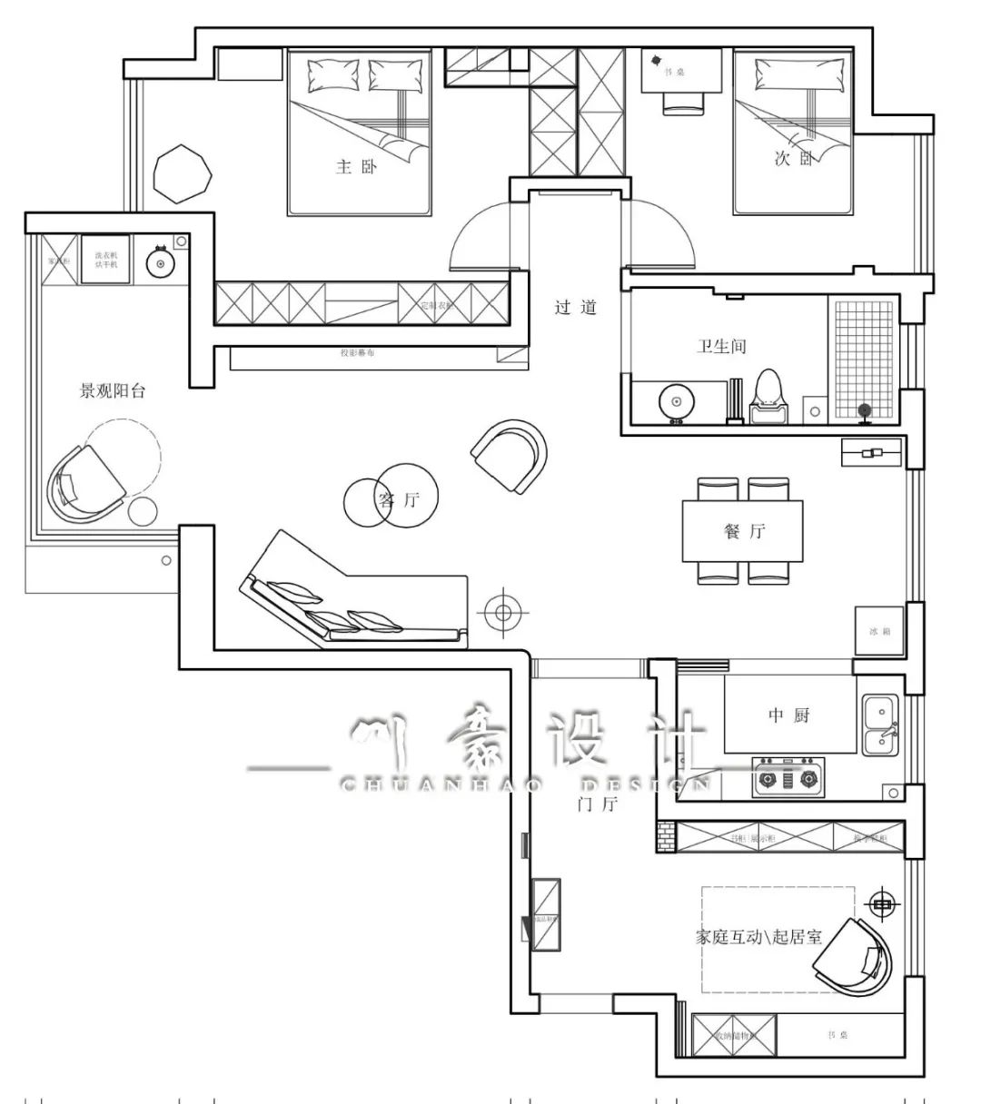 合肥天鹅湖一号 102㎡现代简约婚房，观景阳台打造浪漫生活-15