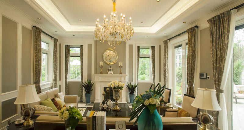 扬州溪上明堂268平米简欧风样板房设计-8